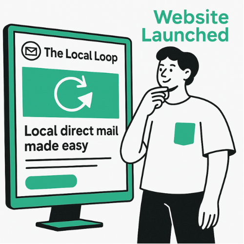Website Launched Illustration